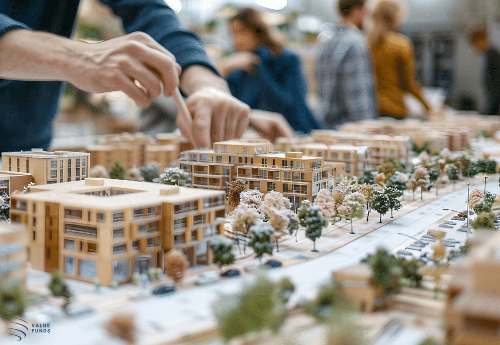 Boligprojekt fra Value Funds. Foto og visualisering fra valuefunds.dk.